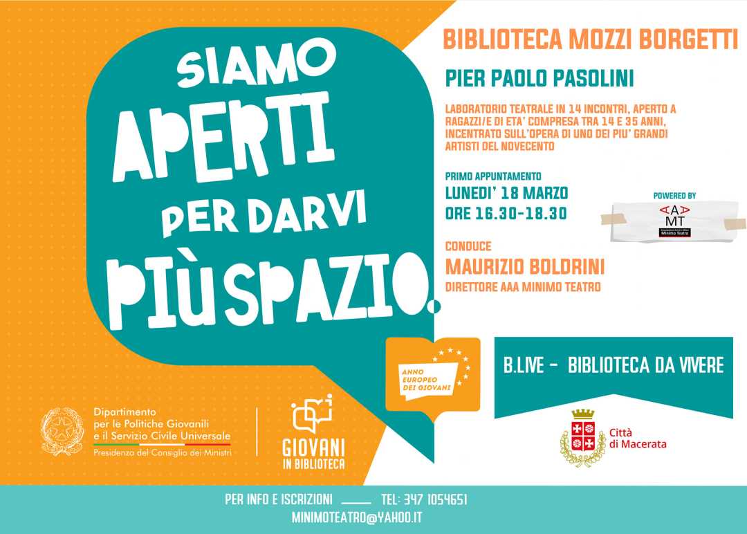 Pasolini attraverso Boldrini: moltiplicazione poetica per i giovani